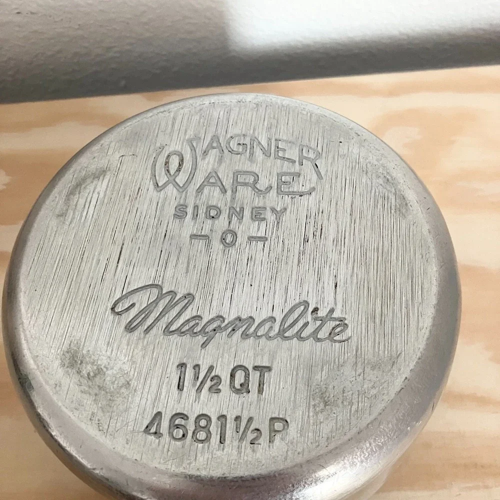 Wagner Ware Sidney O Magnalite Sauce Pan 1 1/2 Qt With Lid 4681 1/2 P 1.5 Quart